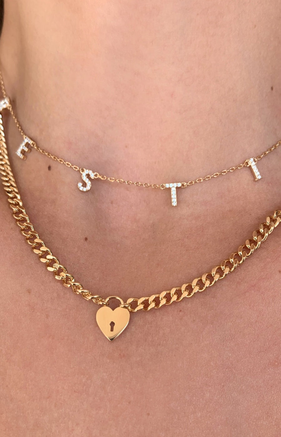 Collier - I'm yours - Laiton doré or 1 micron