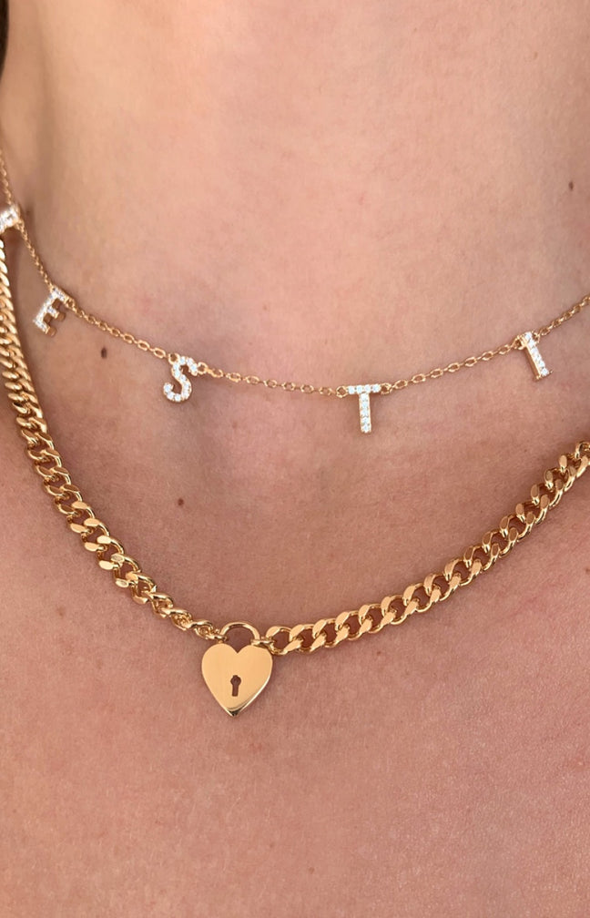 Collier - I'm yours - Laiton doré or 1 micron