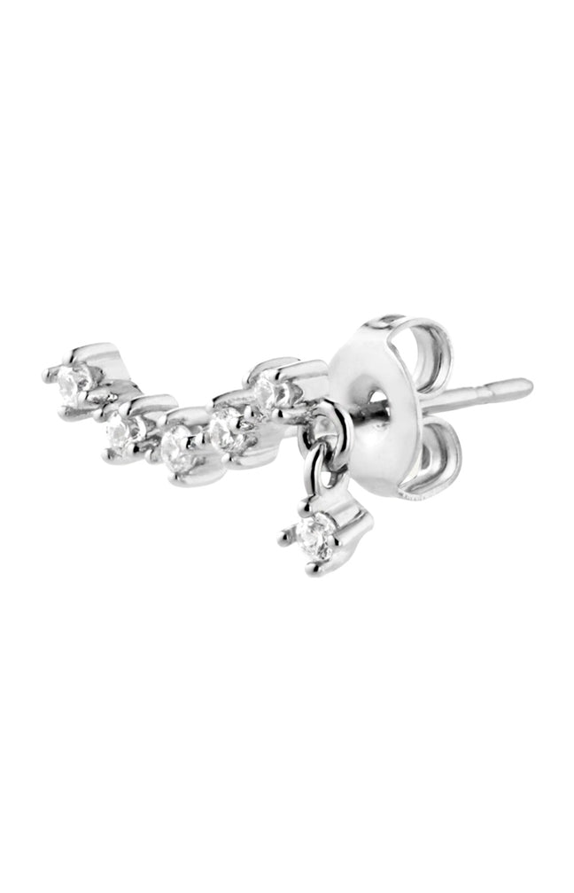 Boucle d'oreille - Fluffy - Laiton plaqué argent 10 microns