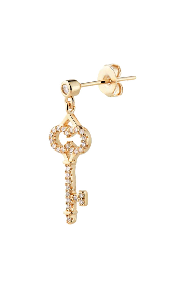 Boucle d'oreille - Baby key - Laiton doré or 1 micron