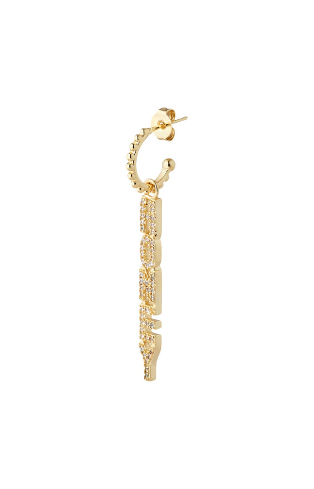 Boucle d'oreille - Honey - Laiton doré or 1 micron