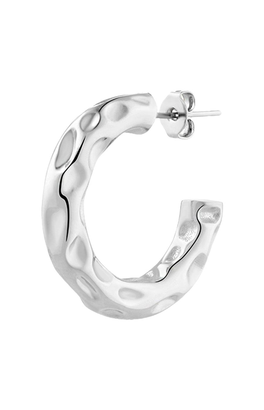 Boucle d'oreille - Hypnos - Laiton plaqué argent 10 microns