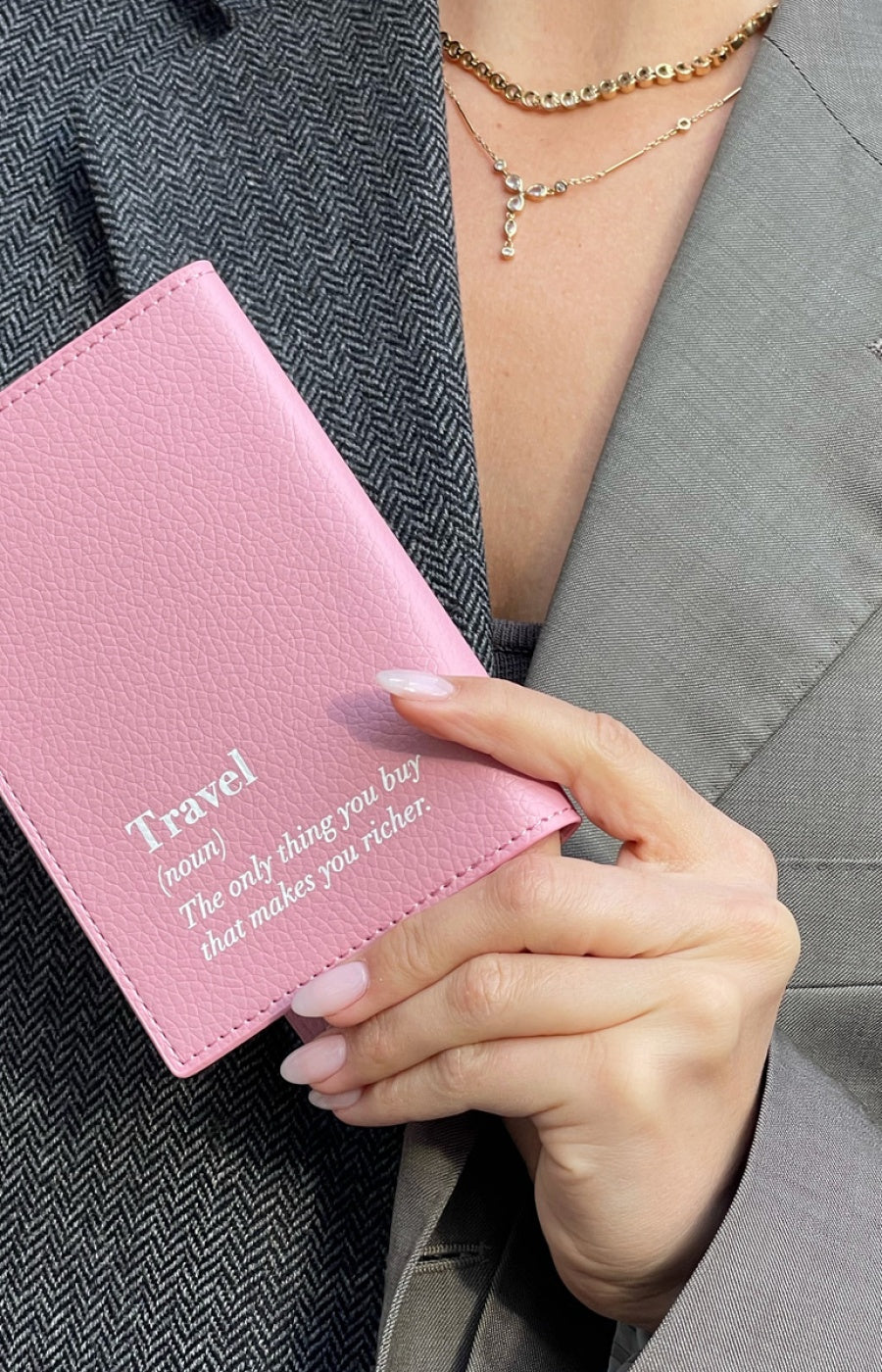 Porte-passeport - Rose