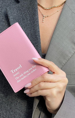 Porte-passeport - Rose