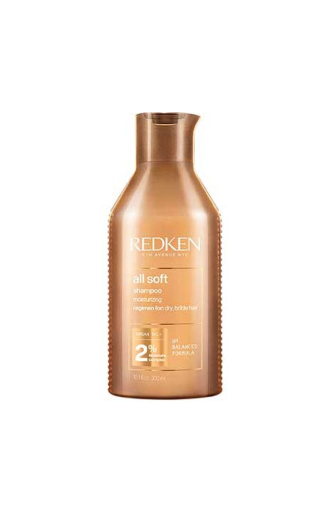 Shampoing doux - All Soft - Huile d'argan - Cheveux secs & fragiles