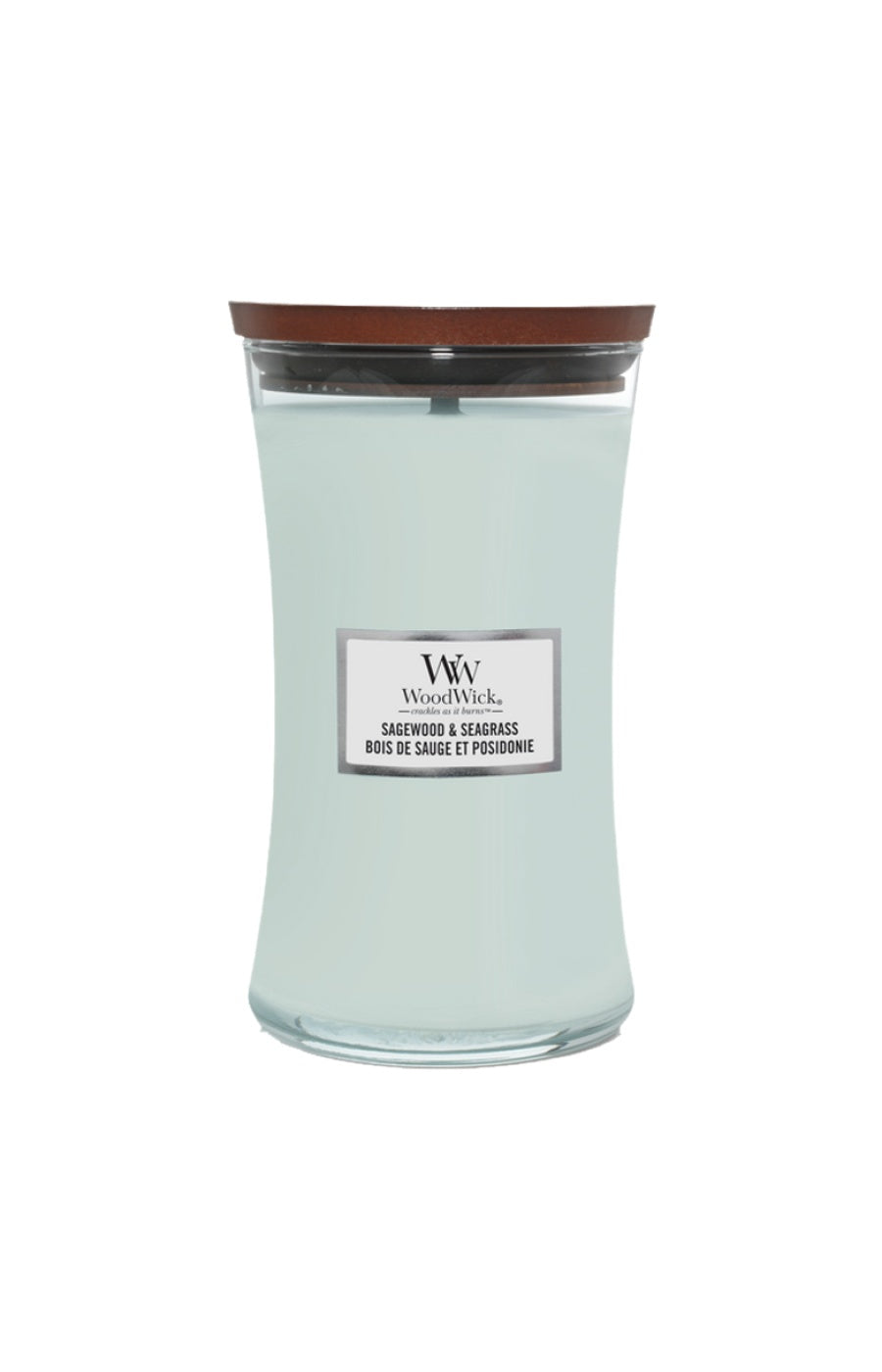 Bougie jarre - Bois de sauge & posidonie - Grand modèle - 609 g