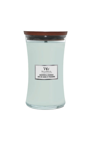 Bougie jarre - Bois de sauge & posidonie - Grand modèle - 609 g
