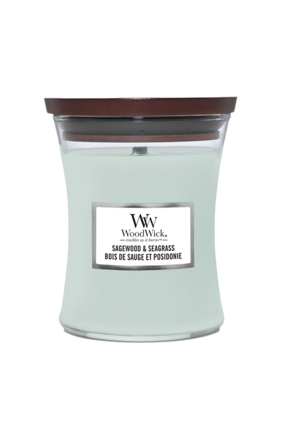 Bougie jarre - Bois de sauge & posidonie - Moyen modèle - 275 g
