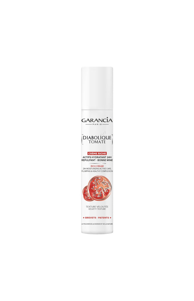Crème riche hydratante 24h - Diabolique Tomate - Peaux sèches - 30 ml