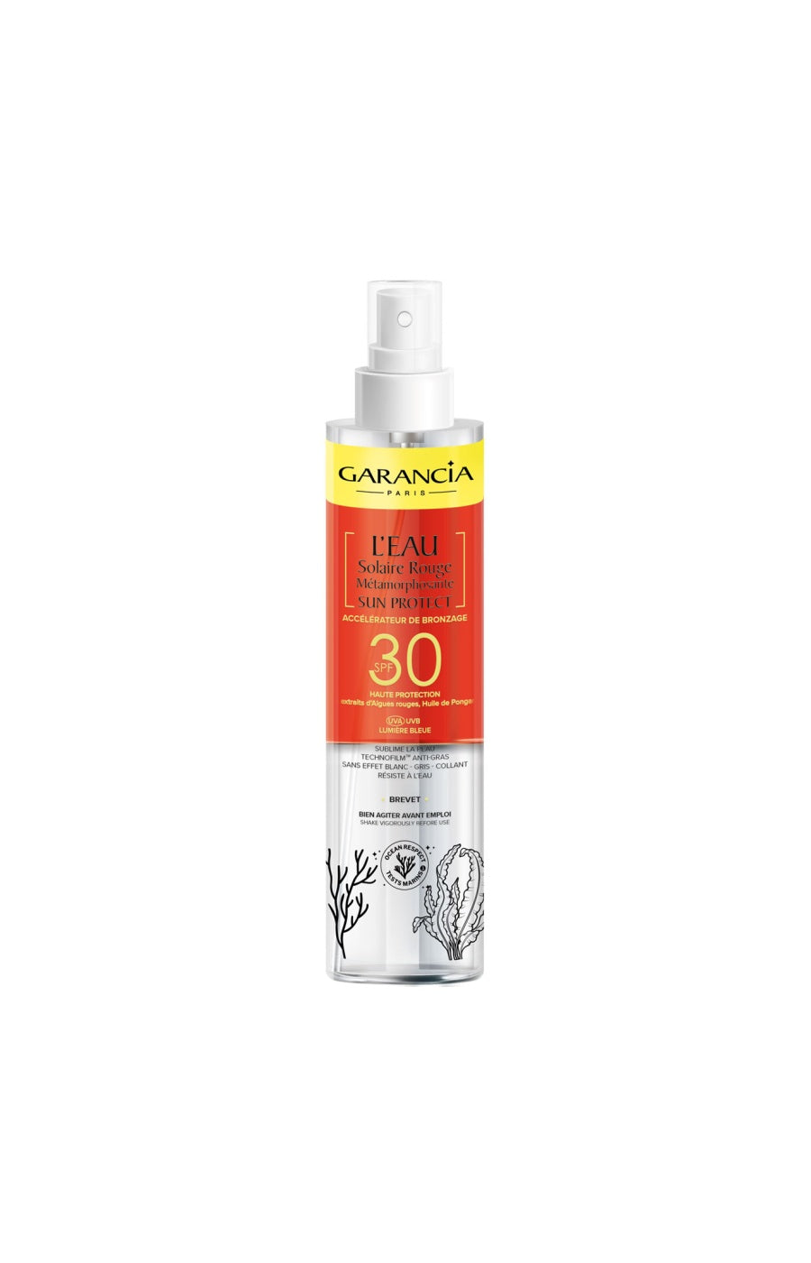 L'Eau Solaire Rouge accélératrice de bronzage SPF30 - Visage & corps - 150 ml