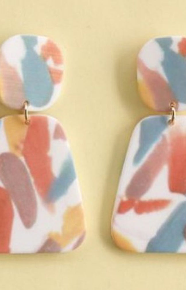 Boucles d'oreilles - Alliage - Multicolore