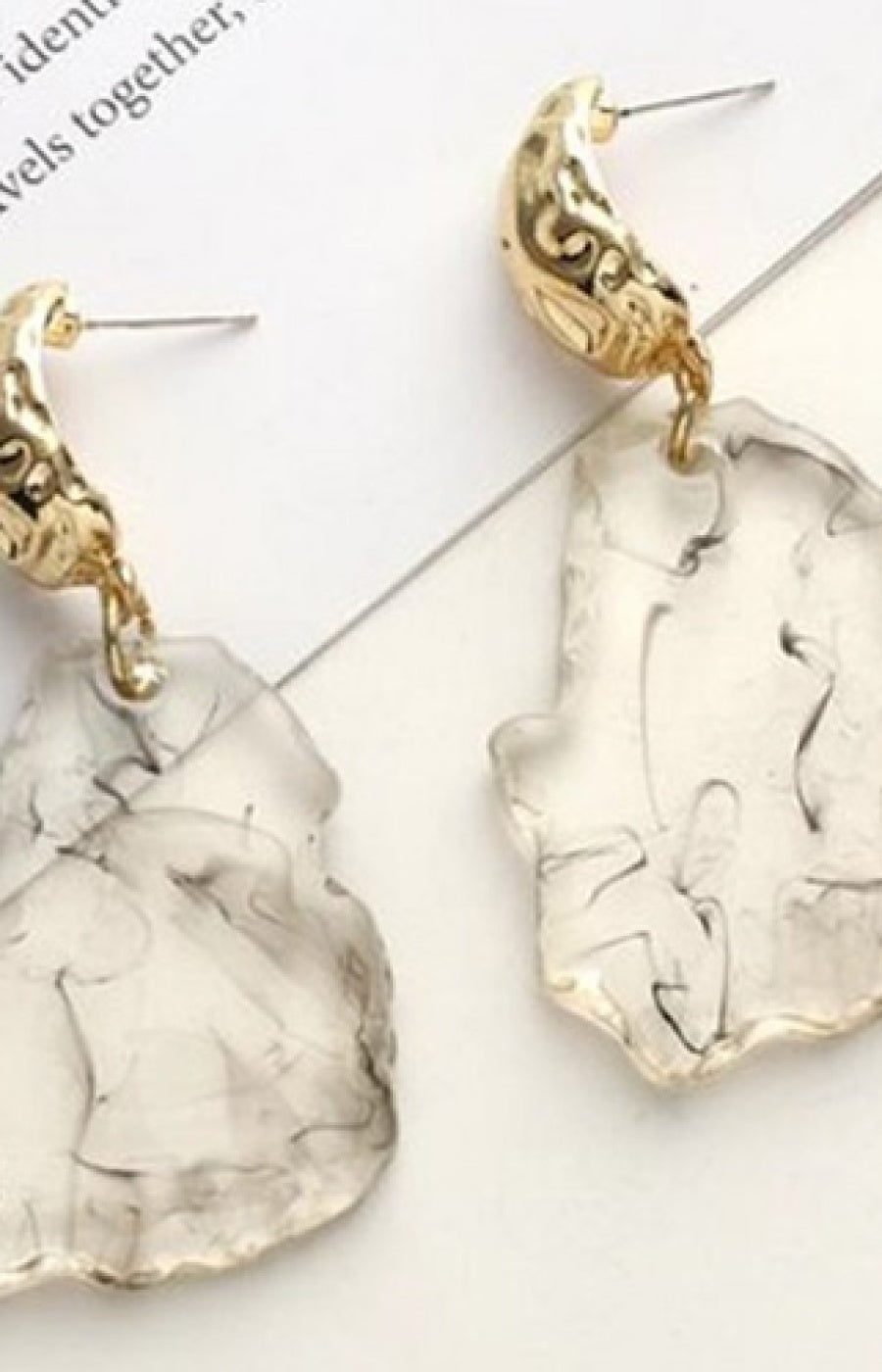 Boucles d'oreilles - Alliage - Doré
