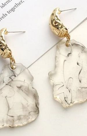 Boucles d'oreilles - Alliage - Doré