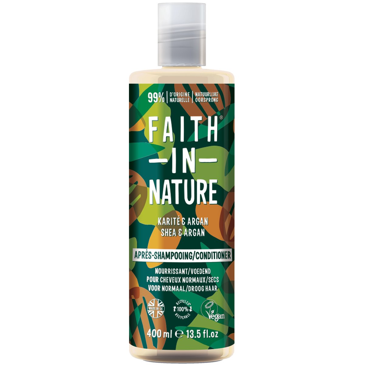 Après-shampoing nourrissant - Karité & argan - Cheveux normaux à secs - 400 ml