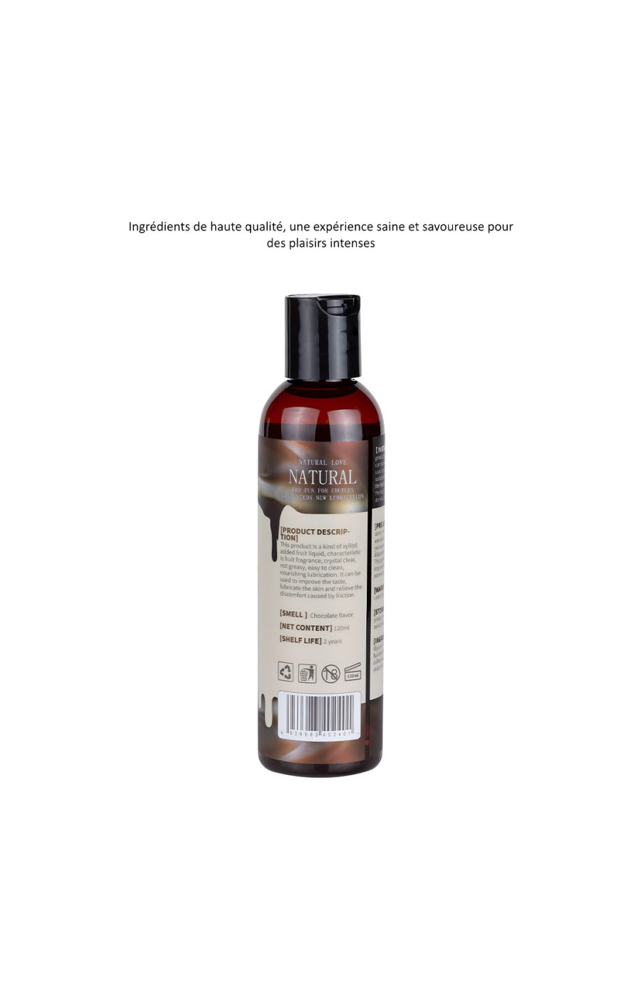 Lubrifiant comestible - Chocolat - 120 ml