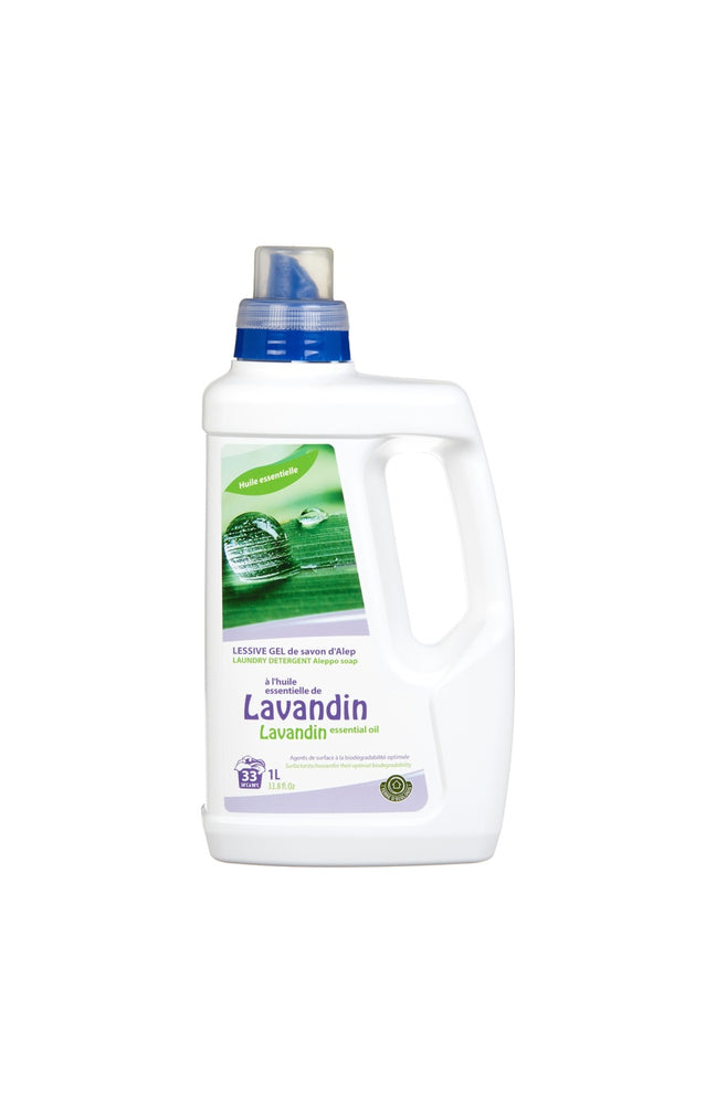 Lessive au savon d'Alep - Huile essentielle de lavandin - 1 L