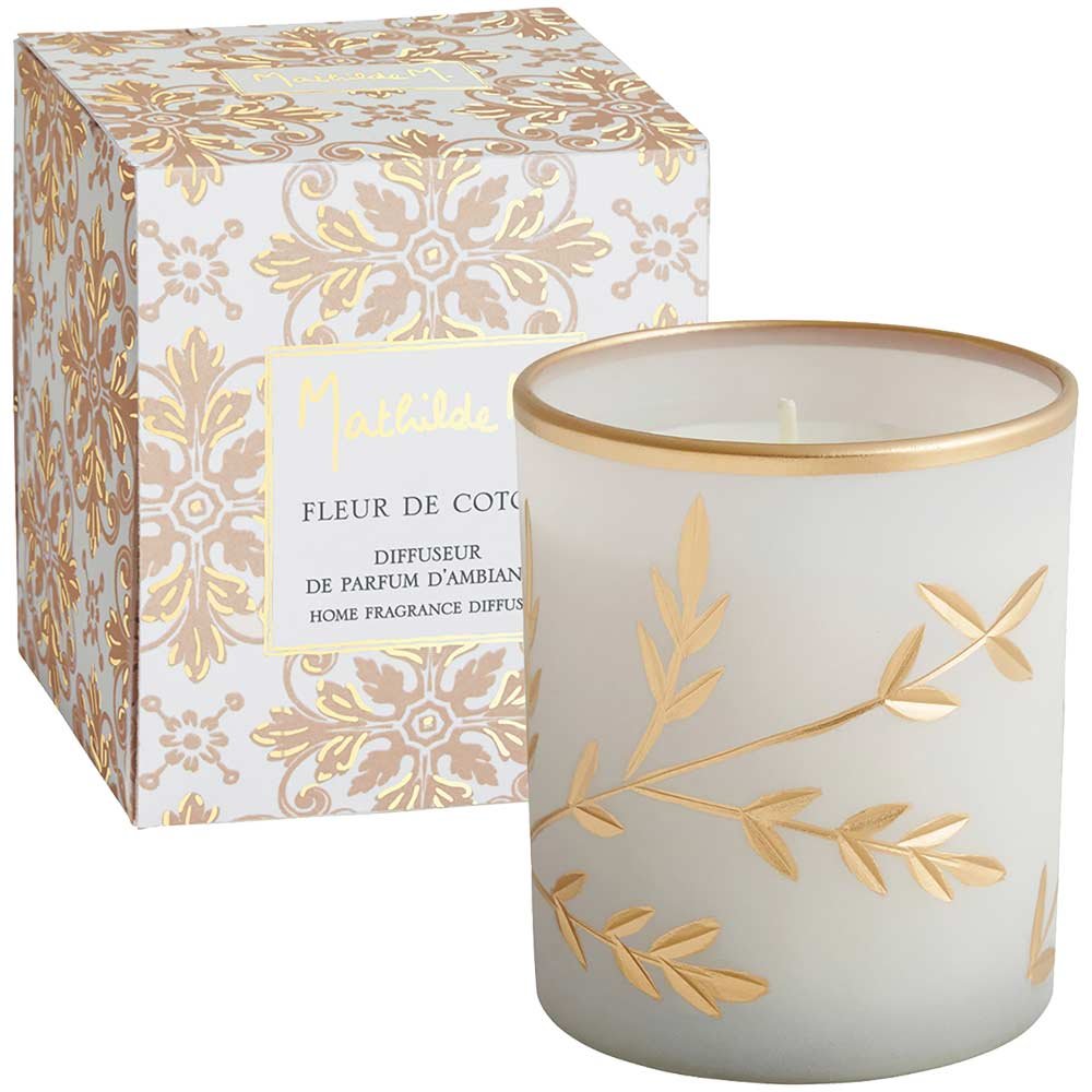 Bougie parfumée - Murmures de papier - Fleur de coton - 45h