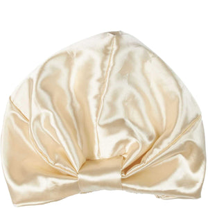 Bonnet de nuit en satin - Cheveux - Coloris aléatoires