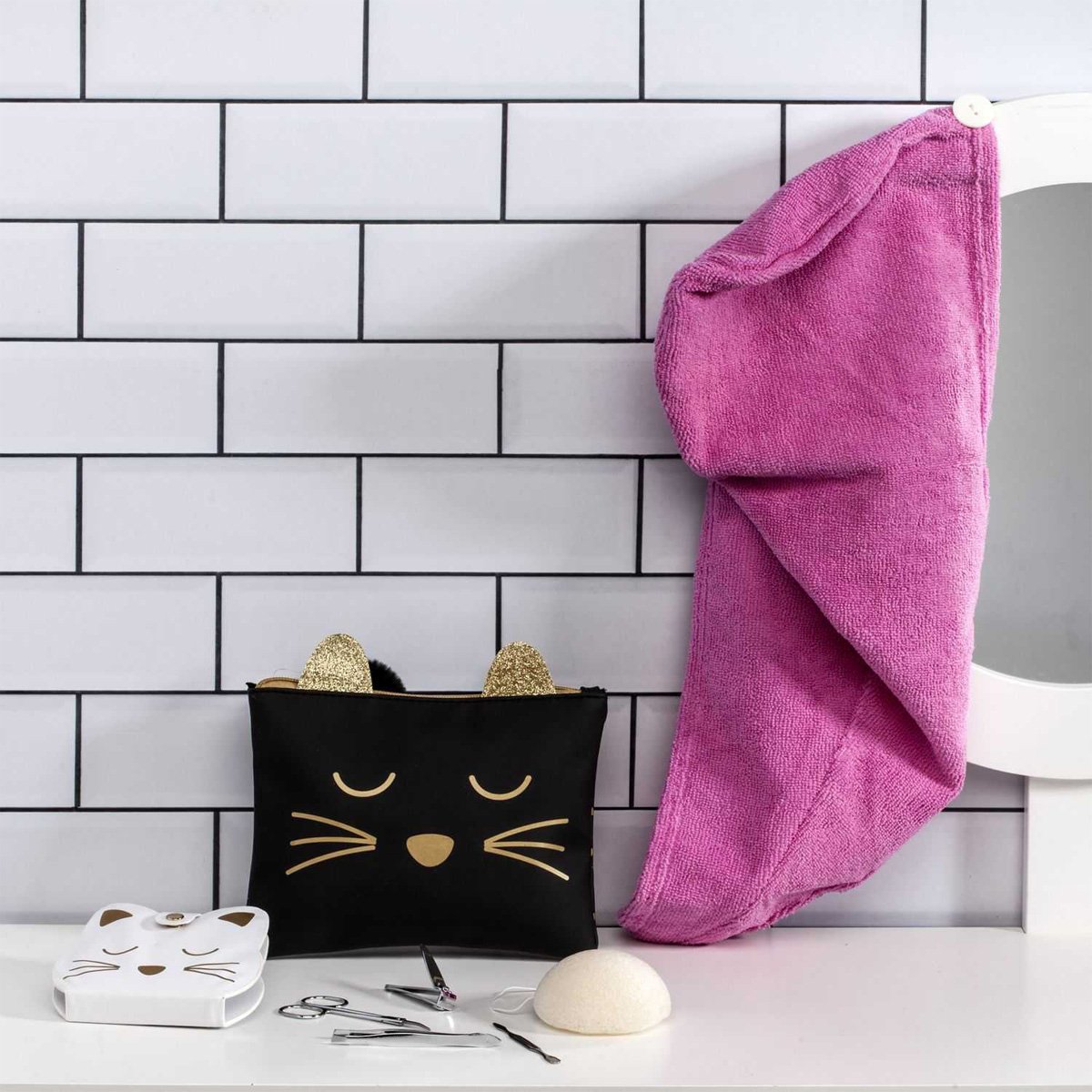 Kit manucure - Chat - Coloris aléatoires