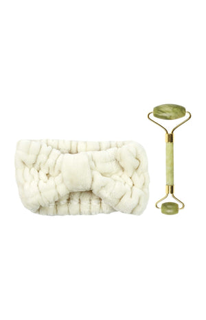 Bandeau & roller en jade - Visage - Coloris aléatoires