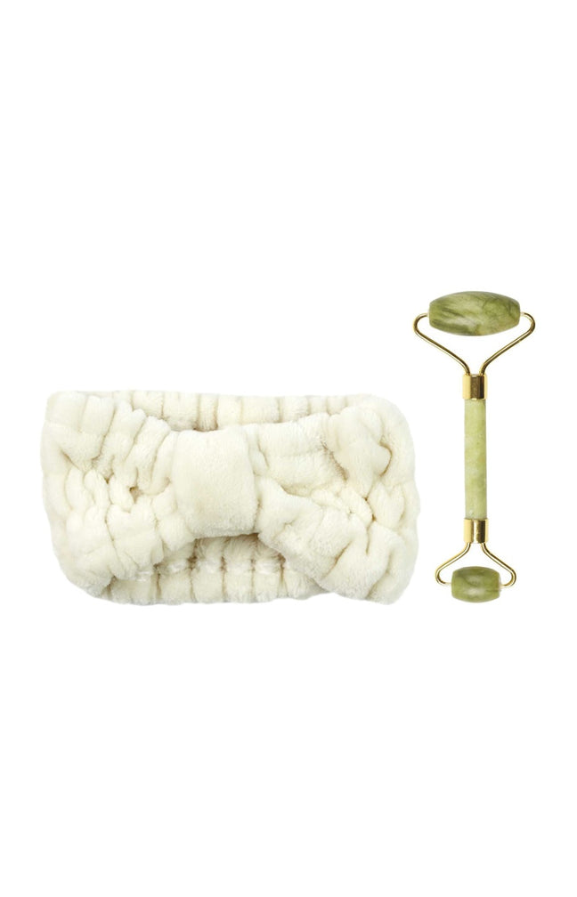 Bandeau & roller en jade - Visage - Coloris aléatoires
