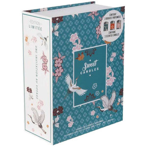 Coffret bougies parfumées - Métal - 3 bougies - 10h