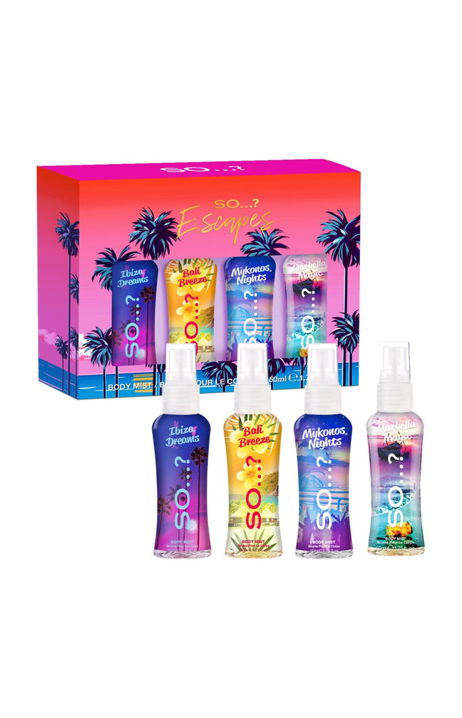 Coffret Brumes Escape - 4 produits