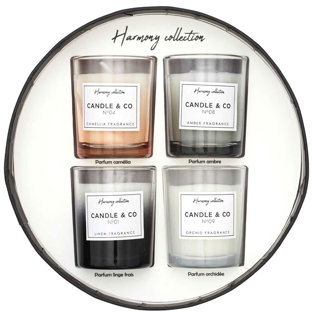 Coffret bougies parfumées - Harmony - 4 bougies