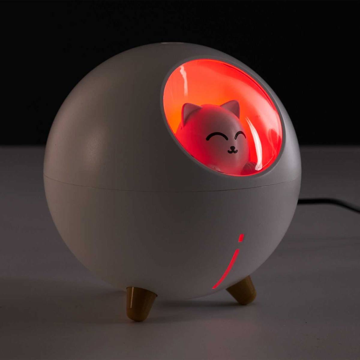 Diffuseur de parfum d'ambiance chat - Blanc