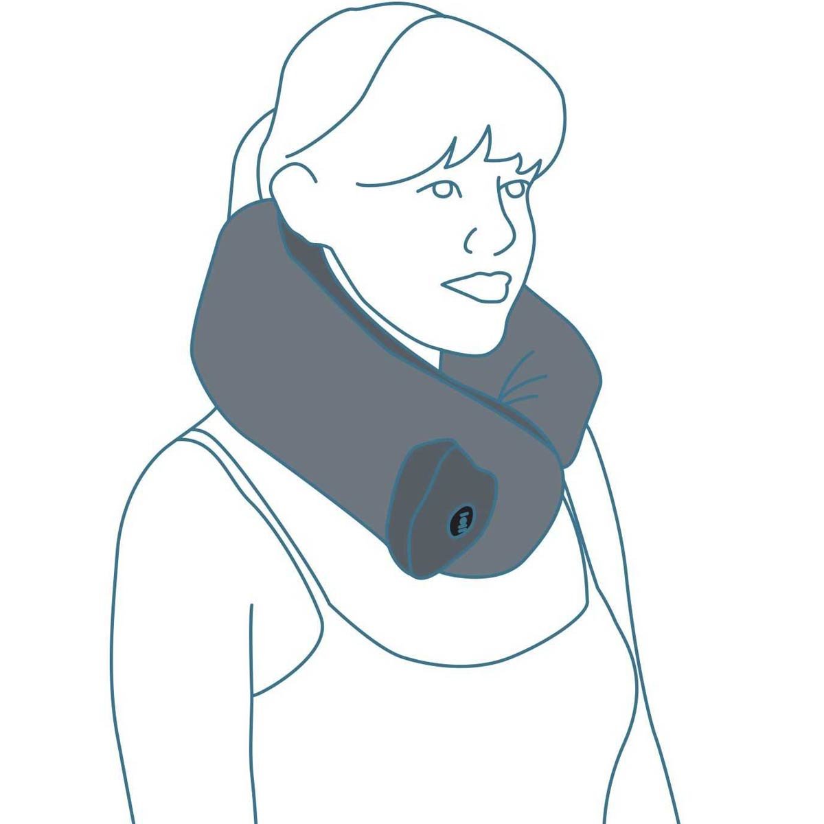 Coussin vibrant - Cou - Gris