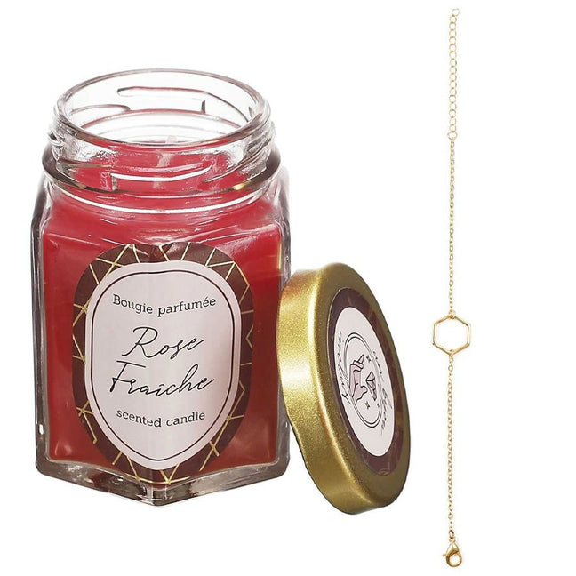 Bougie parfumée - Bijou surprise - 6h (senteur aléatoire)