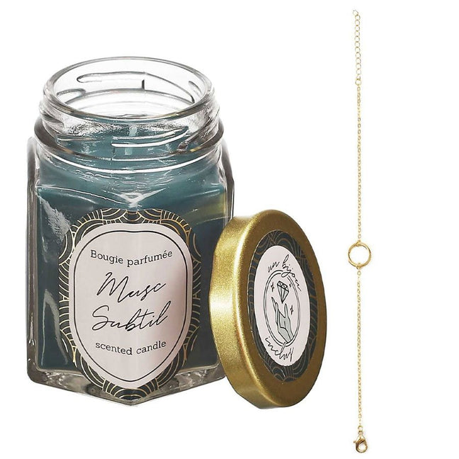 Bougie parfumée - Bijou surprise - 6h (senteur aléatoire)