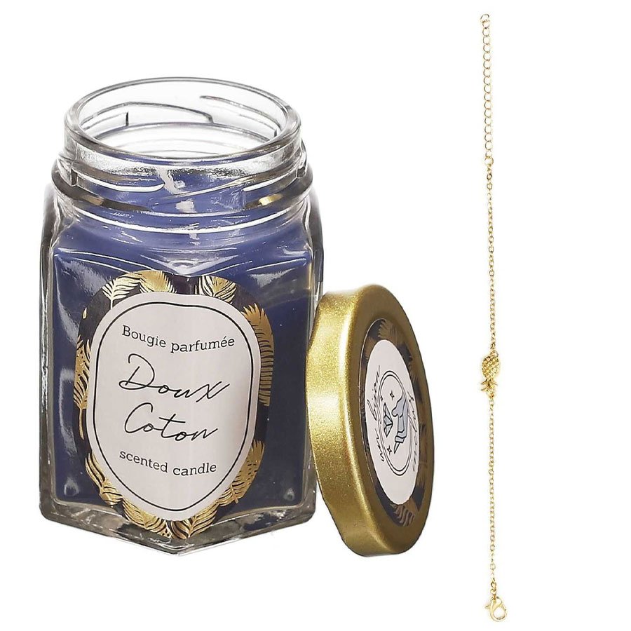 Bougie parfumée - Bijou surprise - 6h (senteur aléatoire)