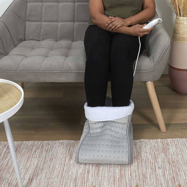 Chauffe pieds électrique - Gris