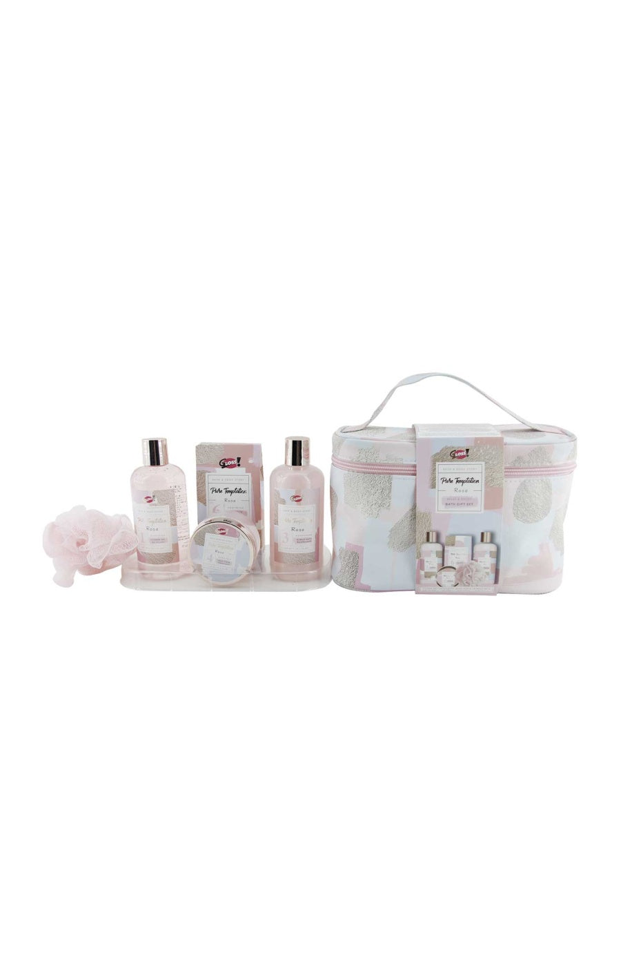 Vanity de bain - Pure Temptation - Rose - Corps - 5 produits