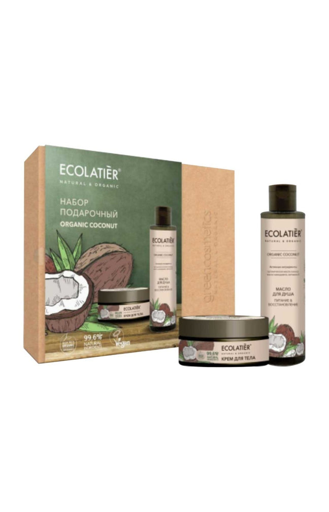 Coffret soins Bio - Ecolatier - Noix de coco - Corps - 2 produits