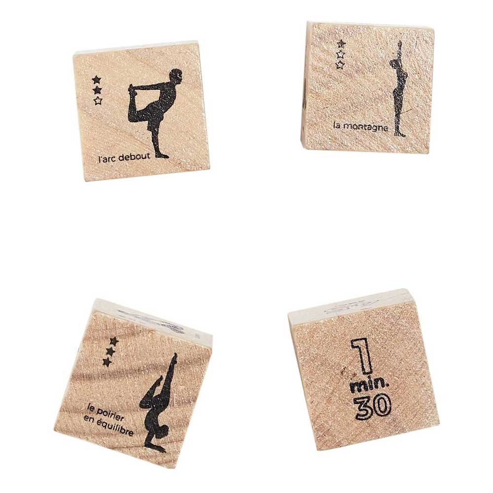 Dès de yoga & fitness - 4 unités