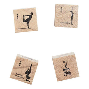 Dès de yoga & fitness - 4 unités