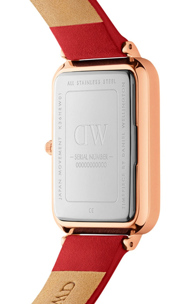 Montre Pressed Suffolk - Acier inoxydable & cuir - 36 mm