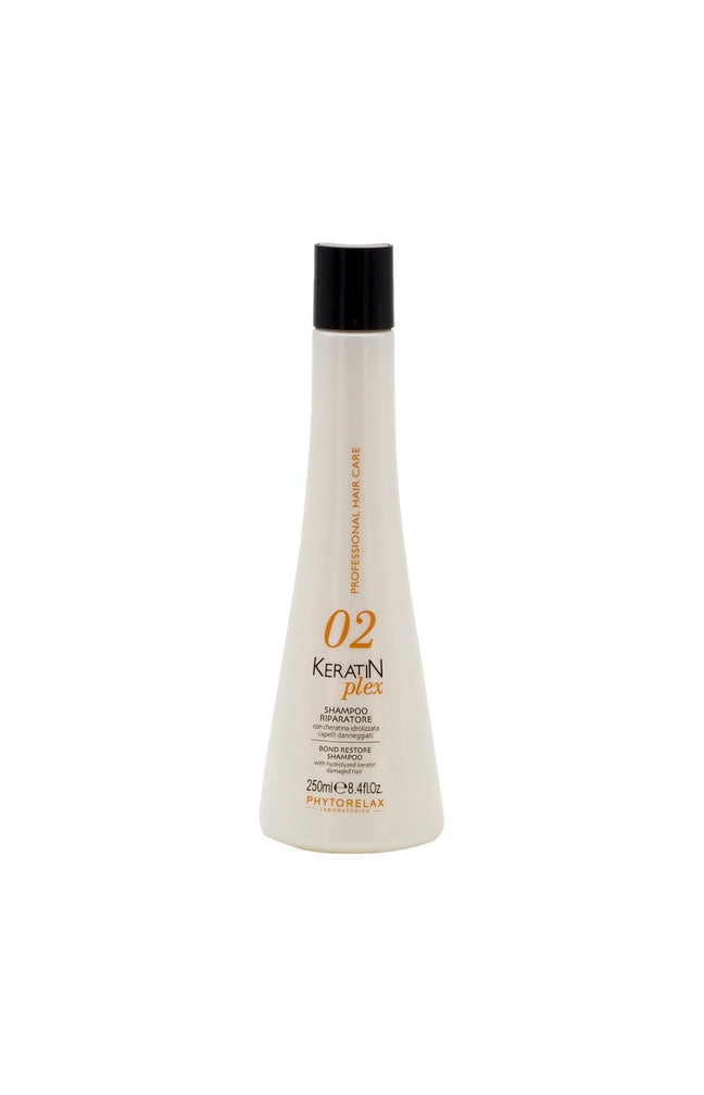 Shampoing réparateur - 02 Keratin Plex - Cheveux abîmés - 250 ml
