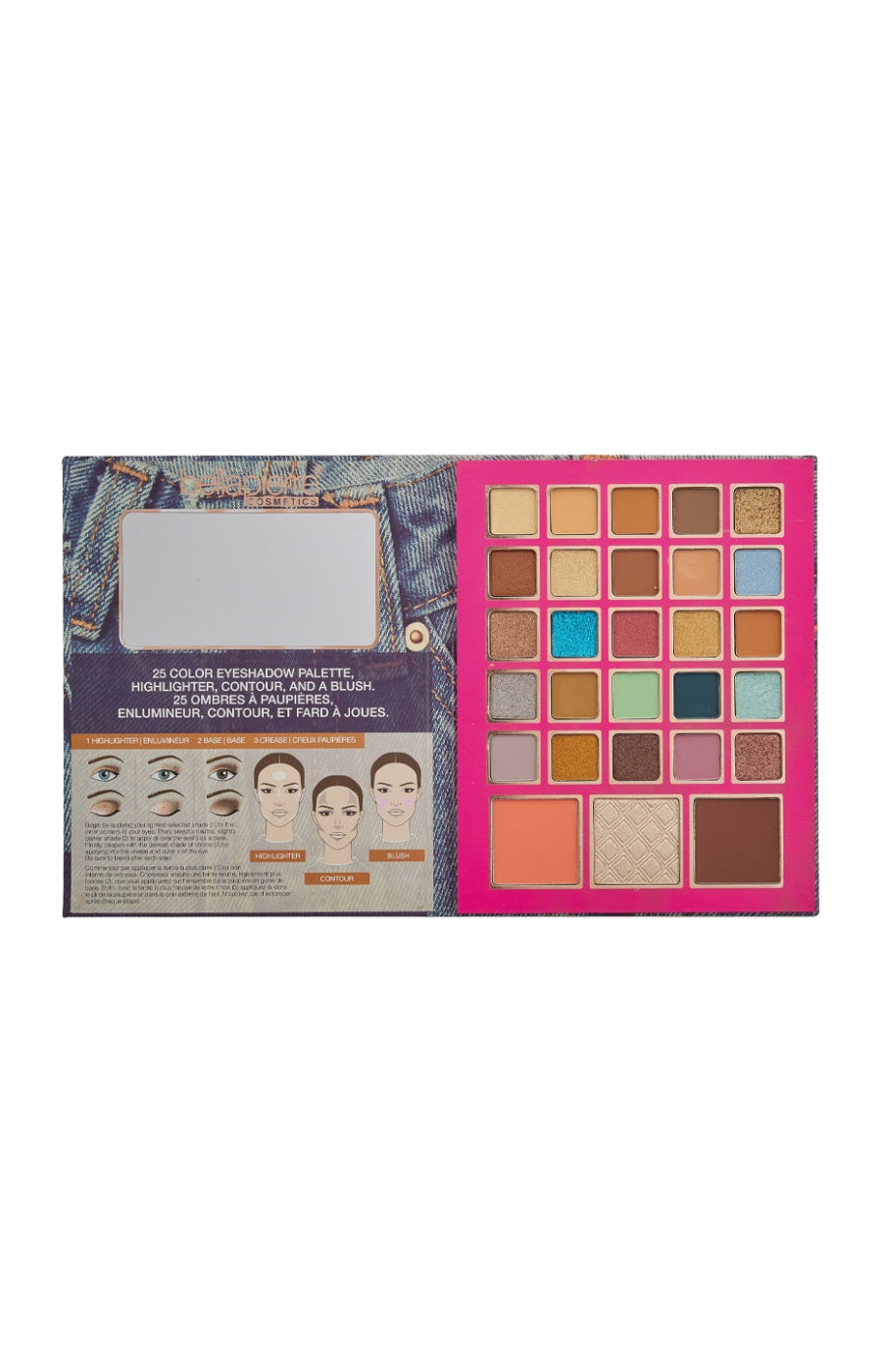 Palette de 25 ombres à paupières - 90s Glam - Teint & yeux