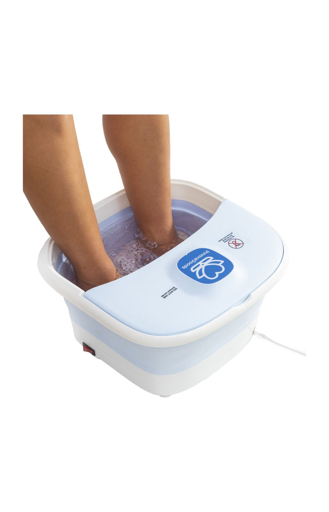 Bassine soin des pieds pliable - Rouleaux & hydromassage - Footopy
