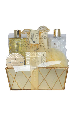 Panier de bain - Belle Luxury Gold - 6 produits