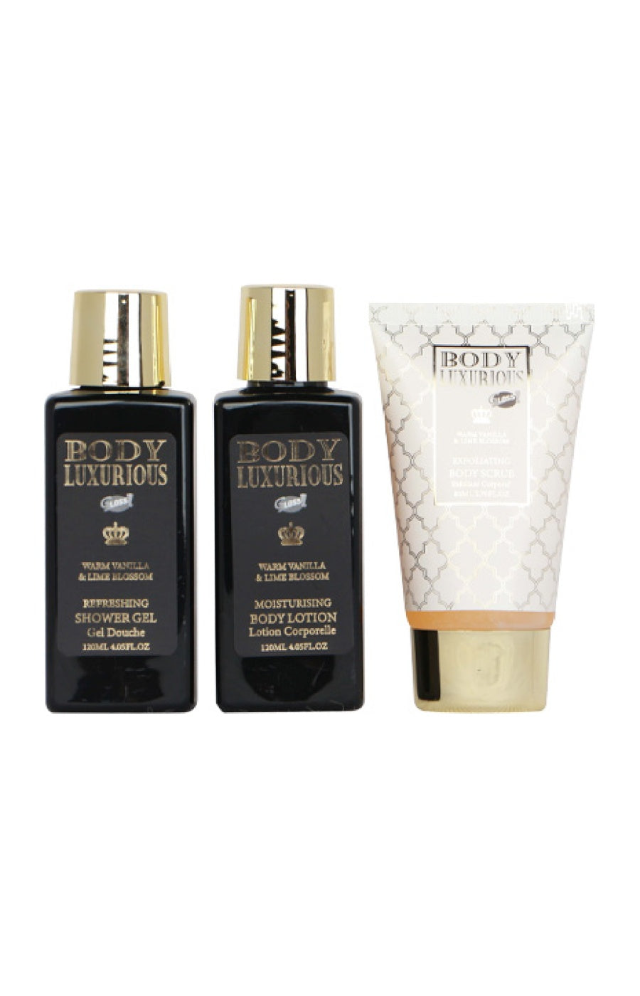 Coffret bain - Body Luxurious Black - 3 produits
