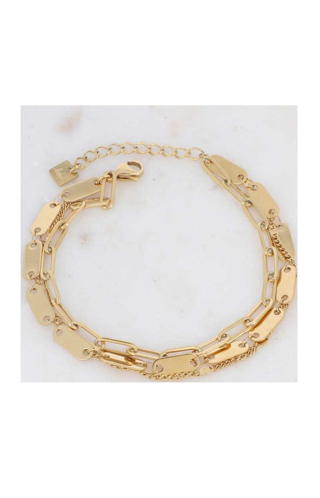 Bracelet Wiktoria - Acier inoxydable doré