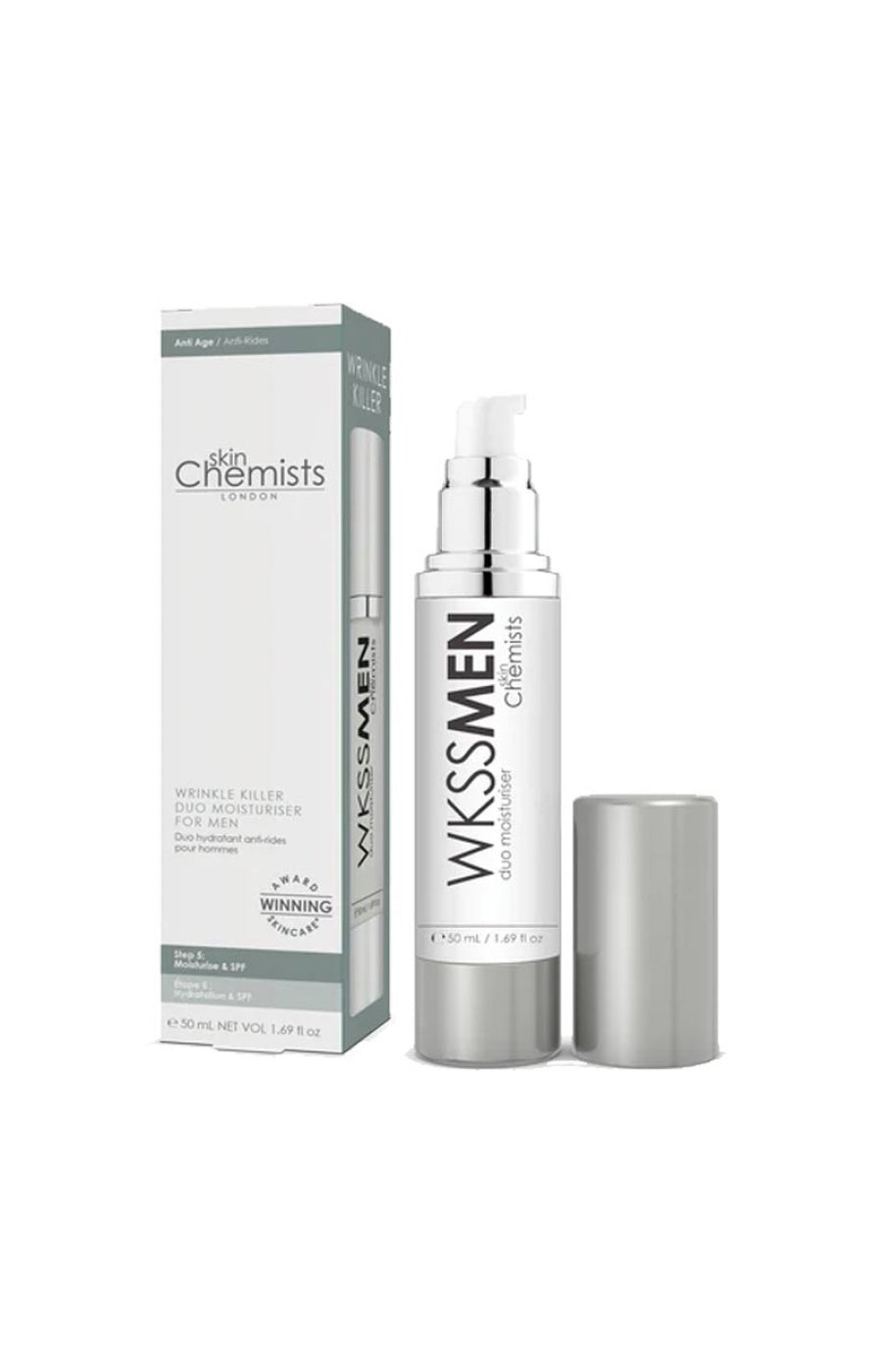 Crème hydratante - Wrinkle Killer - Visage - Homme - 50 ml