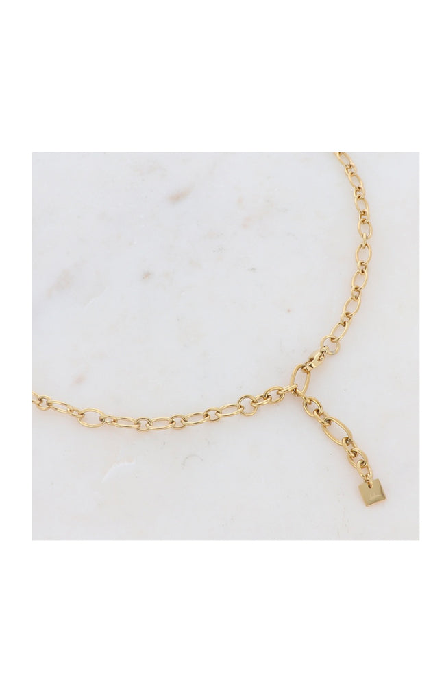 Collier Feelia - Acier inoxydable doré