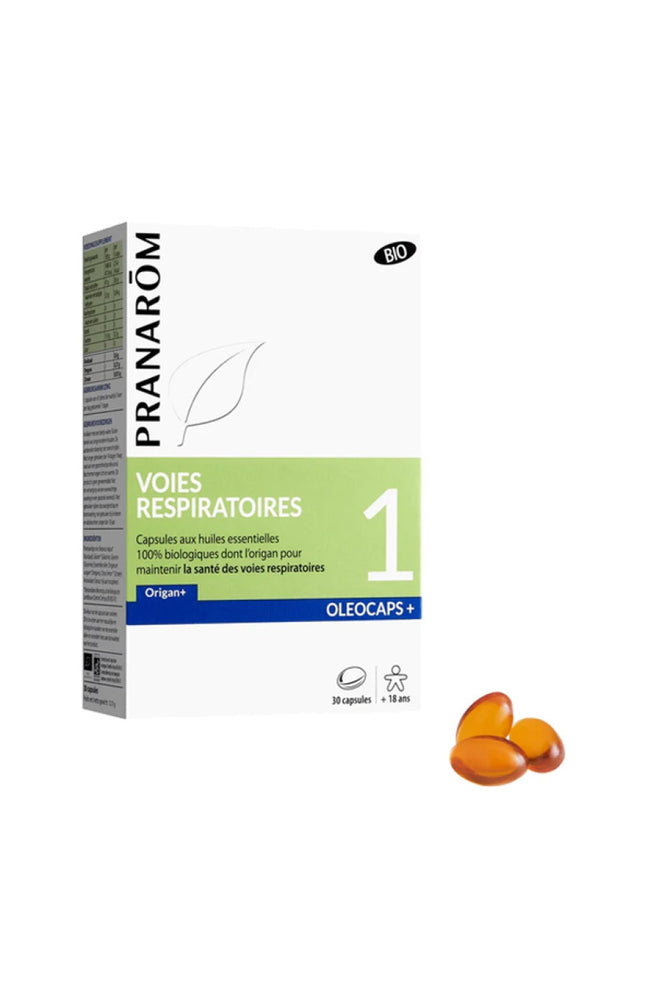 Capsules aux huiles essentielles bio - Voies respiratoires - 30 capsules