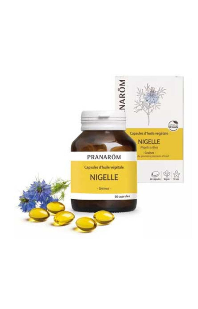Huile végétale en capsule - Nigelle - 60 capsules