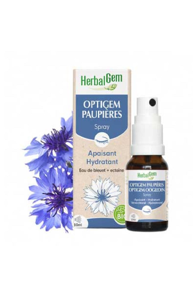 Spray apaisant & hydratant paupières bio - Eau de bleuet - Yeux - 10 ml